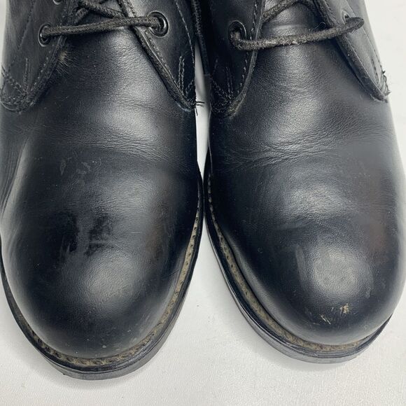 VTG ANSI Biltrite Z41-1983/75 Black Leather Steel Toe Ankle Boots Men\'s 4.5 R main image 8